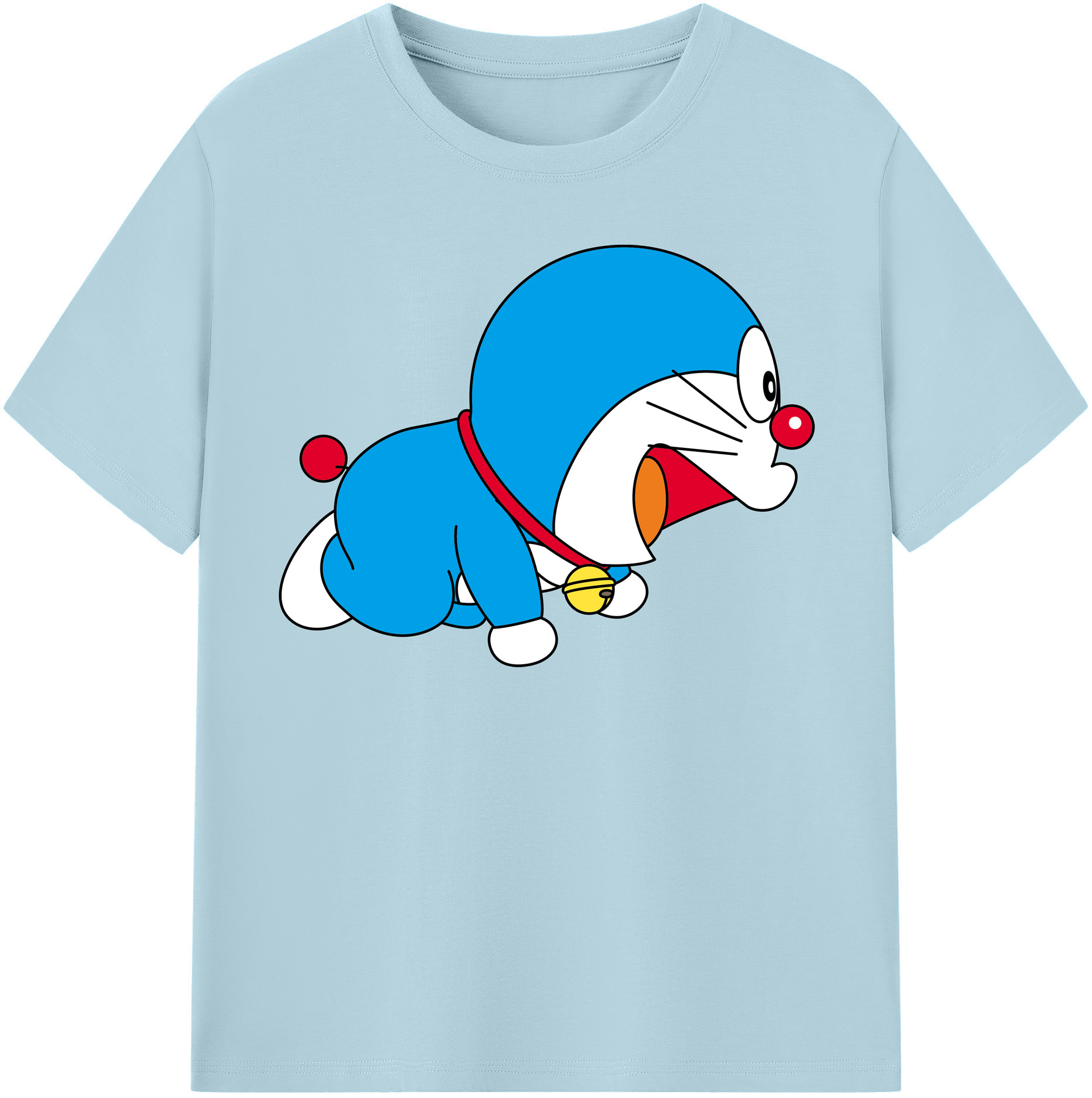 （画像用） ドラえもん Doraemon 綿100％半袖Tシャツ（フロントプリント）